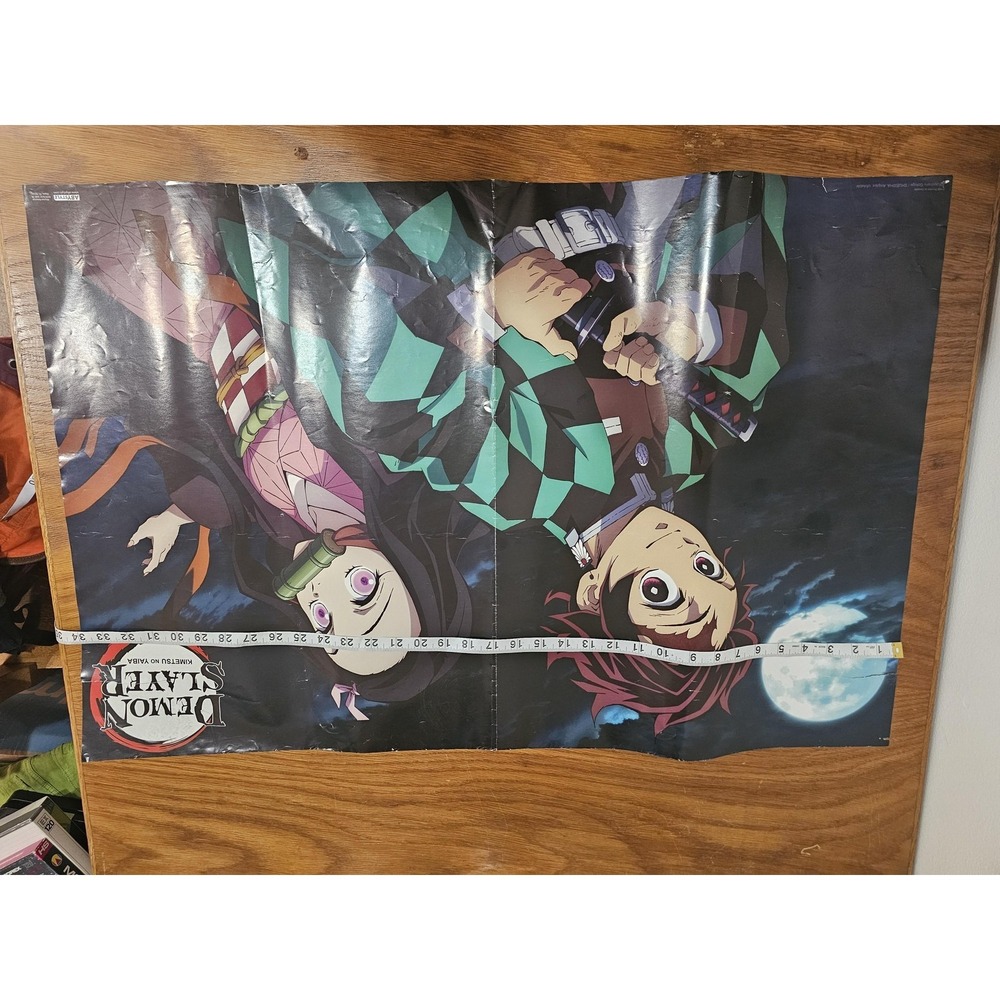 Demon Slayer Kimetsu Tanjiro Nezuko Large Gloss Poster‎ Abystyle Anime Wall Art - Picture 7 of 9